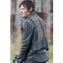 Angel The Walking Dead Daryl Dixon Wings Leather Vest