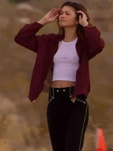 Euphoria S03 Zendaya Red Jacket