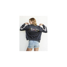 Karlie Kloss For Express Satin Reversible Bomber Jacket