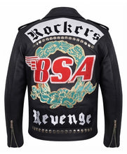 Zipper-Cuff-Leather-Jacket