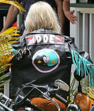 Katy perry harleys in hawaii biker black leather jacket