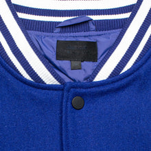 Homme Vancouver Logo Blue/White Varsity Jacket