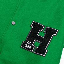 Homme Vancouver Logo Green/White Varsity Jacket