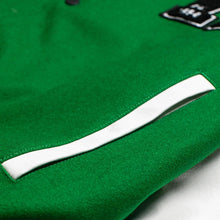Homme Vancouver Logo Green/White Varsity Jacket