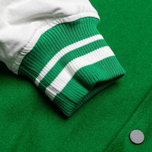 Homme Vancouver Logo Green/White Varsity Jacket