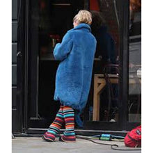 I Hate Suzie Billie Piper Blue Wool Coat