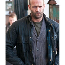 Blitz Tom Brant Jason Statham Black Leather Jacket