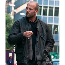 Blitz Tom Brant Jason Statham Black Leather Jacket