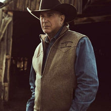 Yellowstone Kevin Costner Black Vest