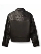 Jung Kook Calvin Klein Black Leather Jacket