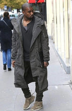 Kanye West Grey Long Coat