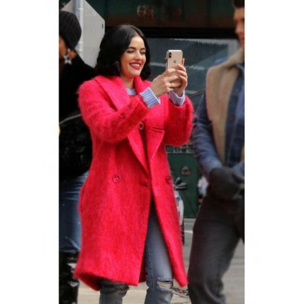 Katy Keene Lucy Hale Red Wool Coat
