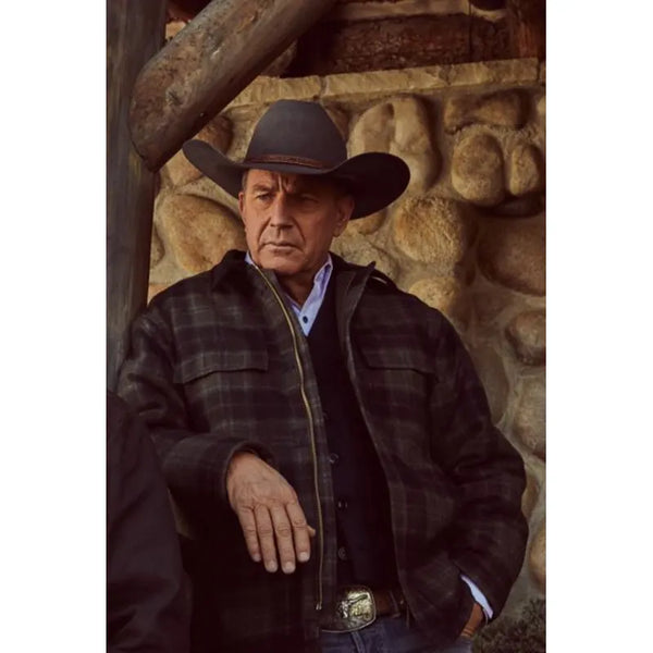 Yellowstone John Dutton Plaid Jacket