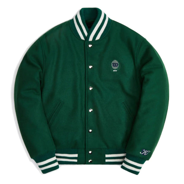 Kith x Wilson Willets Green Varsity Jacket