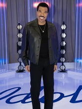 American Idol Lionel Richie Black Leather Jacket