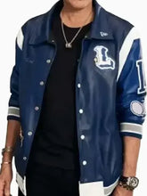 American Idol Lionel Richie Blue Varsity Jacket