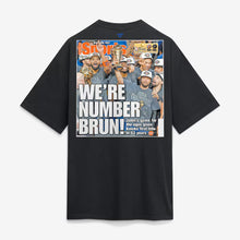 New York Knicks x New York Post Fanatics Black 2026 NBA Finals Champions Newspaper Cover Heavyweight T-Shirt