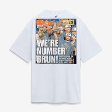 New York Knicks x New York Post Fanatics White 2026 NBA Finals Champions Newspaper Cover Heavyweight T-Shirt