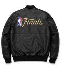 Men's New York Knicks FISLL Black 2026 NBA Finals Champions Team Leather Jacket