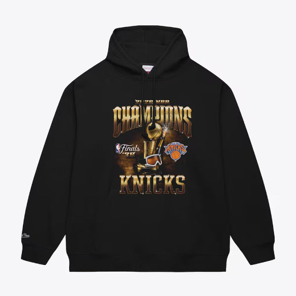 New York Knicks Mitchell & Ness Black 2026 NBA Finals Champions Hoodie