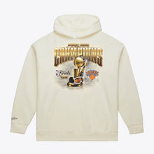 New York Knicks Mitchell And Ness Cream 2026 NBA Finals Champions Hoodie