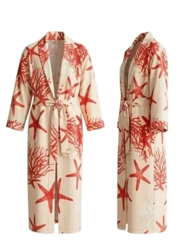 Street Fighter 2026 Noah Centineo Star Fish Print Robe