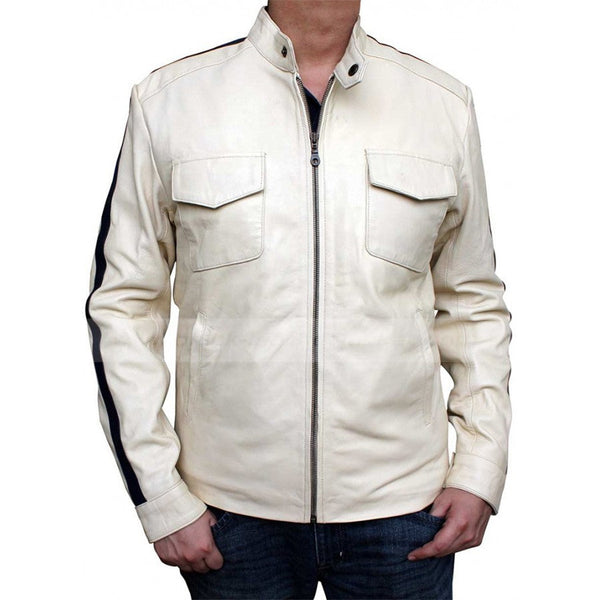 Aaron Paul Need For Speed White Jacket