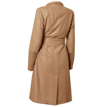 Noelle Shoe Candace Cameron Bure Brown Leather Coat