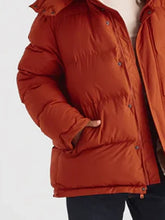 1920 Orange Puffer Jacket