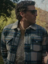 Oscar Isaac Beef Wool Plaid Jacket