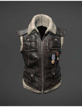 PUBG Shearling Leather Vest