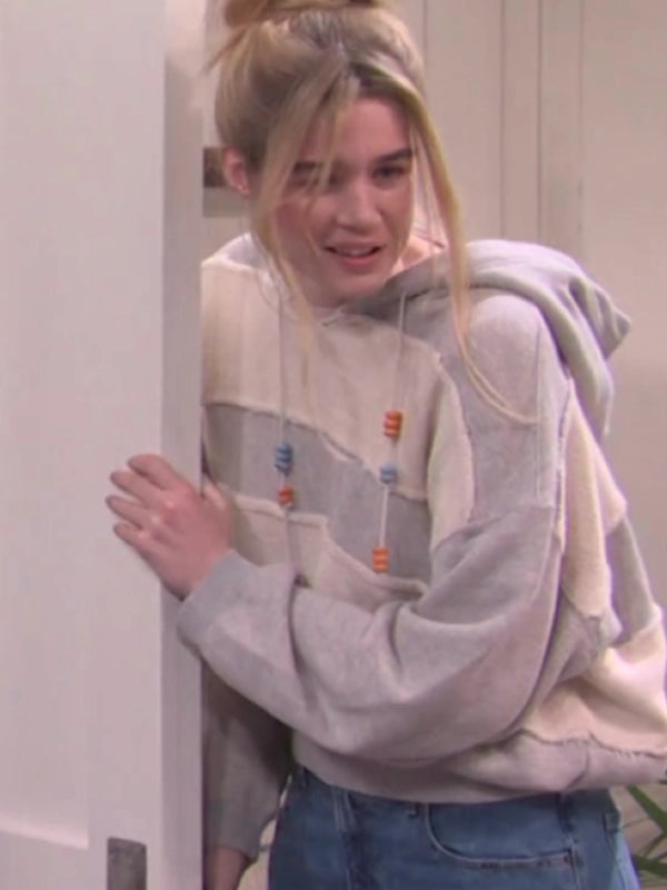 Saturday Night Live S51 Jane Wickline Striped Hoodie