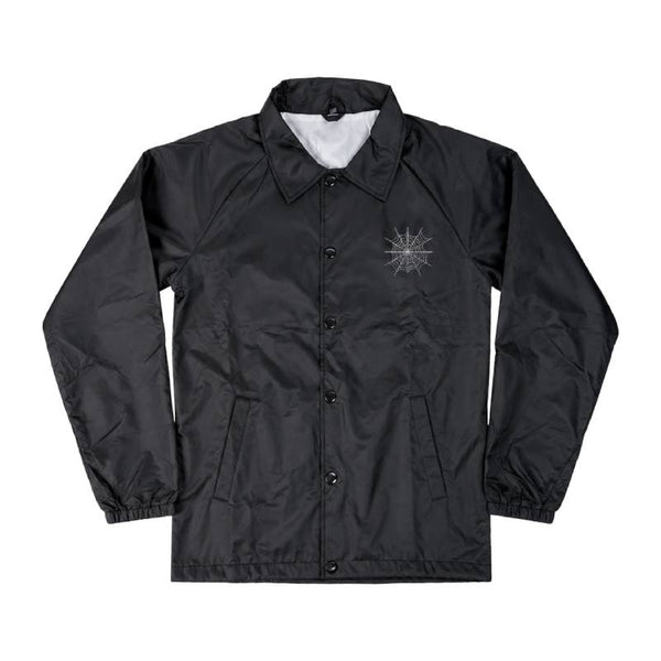 Spider Web Coach Jacket Lightweight Nylon Windbreaker