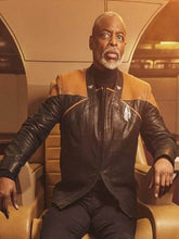 Star Trek Picard Season 3 Commodore Geordi La Forge Leather Jacket
