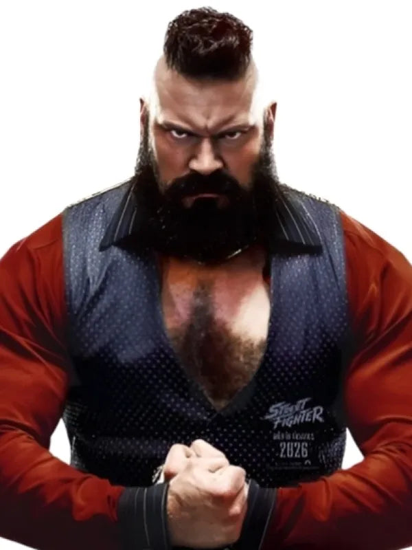 Street Fighter 2026 Zangief Black Vest
