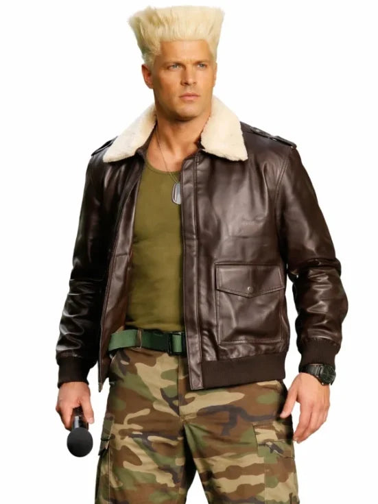 Street Fighter Cody Rhodes Shearling Jacket