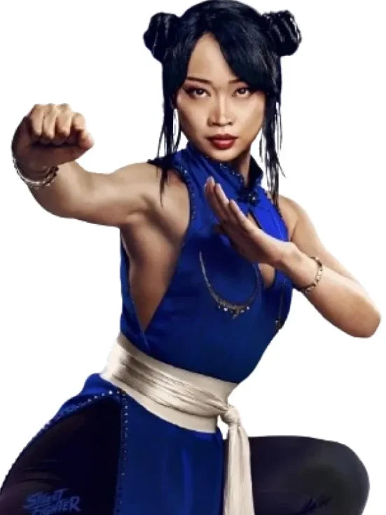 Street Fighter Movie Callina Liang Blue Outfit