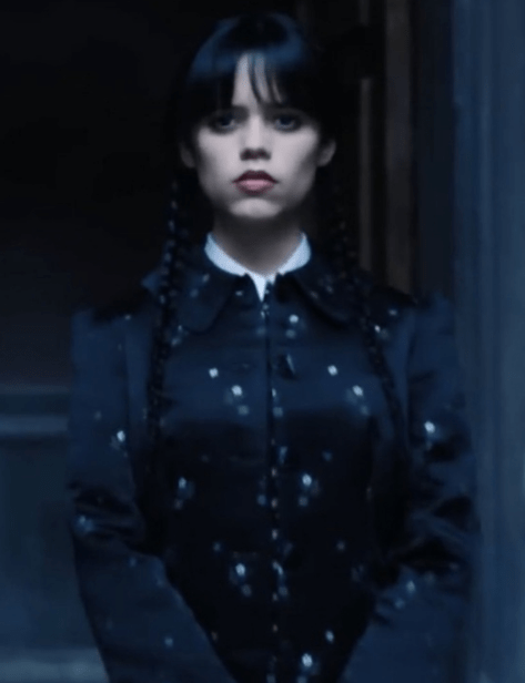 Wednesday 2022 Wednesday Adams Black Coat