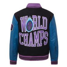World Champs Homme Femme Letterman Multi Colored Varsity Jacket